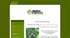 Desktop Screenshot of alphadoghouse.com
